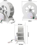 Outdoor River Turbine Generator 50W To 100W, Low Speed Axial Flow Water Turbine For Off Grid Power, side view with dimensions.