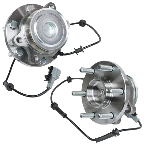 Front Wheel Bearing And Hub Kit Fits Nissan Frontier 2005 Through 2019 RWD Xterra 2005 Through 2015 And Suzuki Equator 2009 Through 2012 Replacement Includes Two Wheel Bearings And Hubs