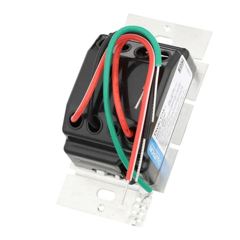 Internal view of Diva 600W 3-Way Pre-Set Rocker and Sliding Dimmer, wiring components visible, 120V US Decorator-Style Switch.