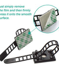 Close-up of 200 Piece Adhesive Nylon Cable Ties And Cord Clips Desk Wire Management Kit with peel-off sticker.