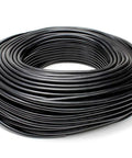 Coiled Black 10 Foot High Temperature Silicone Vacuum Tubing Hose 3.5mm ID 60 Psi Maximum Pressure Ideal For Marine And Industrial Use