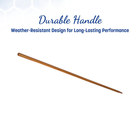 60-Inch Flo-Pac Tapered Wood Handle With Lacquered Hardwood For Standard Threaded Tools