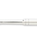 Three-Eighths Inch 120XP Flex-Head Teardrop Ratchet with Dual-Material Handle, 13.5 Inch Long, Narrow Head for Tight Spaces.