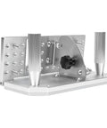 Jiawu Adjustable Belt Grinder Sharpener Jig For Blade Sharpening with CNC aluminum frame and stainless steel base.
