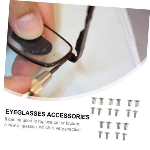 Eyewear Repair Kit With Replacement Screws For Glasses Sunglasses And Wire Frame Eyewear, Quick And Easy Fix Tools shown in use