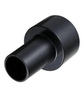 Black Vacuum Hose Adapter Two And A Half Inch To One And A Quarter Inch For Shop Vacuums Wet And Dry Heavy Duty Attachment