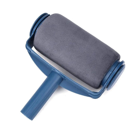 Premium 5 Piece Wall Paint Roller Brush Set Heavy Duty Rollers with built-in edge trimmer and soft roller head.