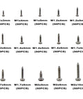 Metric M1 To M2 Stainless Steel Phillips Pan Head Self Tapping Screws 750 Piece Assortment Kit In 304 Stainless for Wood Projects