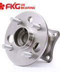 Front view of Rear Wheel Hub Assembly Fits 1993-2002 Toyota Corolla 1998-2002 Chevy Prizm 1993-1997 Geo Prizm 4 Lug 4 Bolt Non ABS
