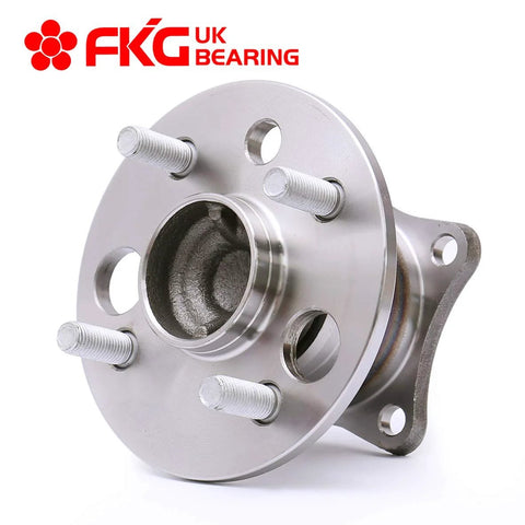 Front view of Rear Wheel Hub Assembly Fits 1993-2002 Toyota Corolla 1998-2002 Chevy Prizm 1993-1997 Geo Prizm 4 Lug 4 Bolt Non ABS