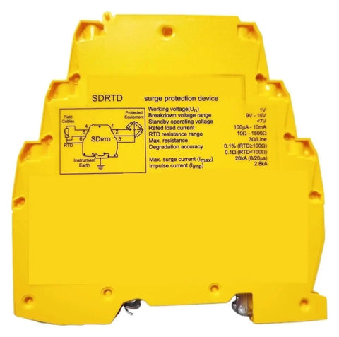 Top-Tier Three-Wire Surge Protection Device SDRTD For DIN Rail Industrial RTD Module With 1V DC And 20kA Protection