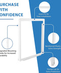 Diagram of Crisper Pan Cover Replacement For Frigidaire Refrigerator 241969501 1512992 AH2363832 EA2363832 PS2363832 AP4433007