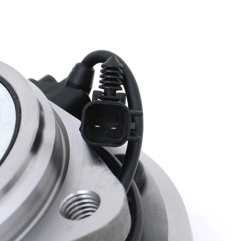 Close-up of sensor on Beefed Up Front Wheel Bearing Hub Assembly Set Of 2 For 2011 To 2017 Jeep Wrangler And 2018 Wrangler JK