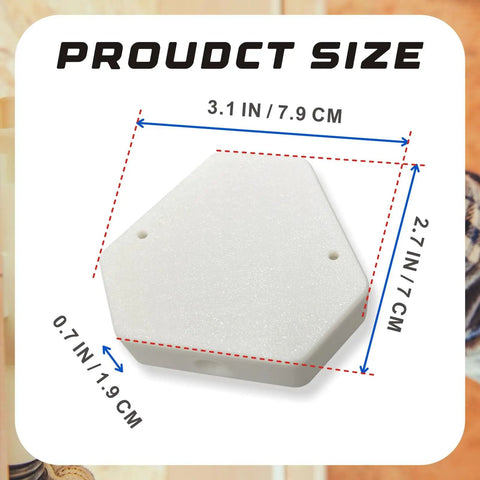 Openable DIY Junction Box For Branch Wire Splices, Three-Wire Electrical Enclosure With Cover, White Plastic Splice Box Kit, No-Hassle Insulated Wire Repair Box Set Of 3, Easy Access, Durable, Easy Install, 3.1 x 2.7 x 0.7 in