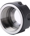 Collet Clamping Nut For Lathe Tools, Metal Chuck Holder with dynamic balancing, black finish, precision M32 collets, 42CrMo steel