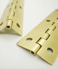Grab These 4 Heavy Duty Folding Butt Hinges For Your Diy Furniture Projects, Featuring Sturdy Iron Construction That Holds Up Great To Wear And Tear While Adding A Classic Flair To Your Tables Or Cabinets Today. Two heavy duty folding butt hinges in gold finish.