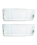 Magnetic Vent Deflector For Heat And Air Adjustable Unbreakable Clear Plastic Floor Or Ceiling Use Fits 10 To 14 Inches 2 Pack