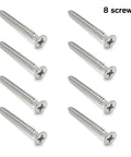 Eight M6 screws for 316 Stainless Steel Pad Eye Heavy Duty U Shaped Hook With Screws For Marine Boats Wall Mount Hanger