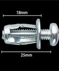 Get That Heavy Duty 60 Piece M5 And M6 Rivet Nut Insert Tool Set With Locking Structure For Solid Steel Threaded Jack Nuts And Dowel Fixtures To Bolt Up Hollow Panels Smoothly Without Rattling, M6 metal rivet nut, 18mm x 25mm