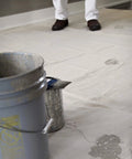 Stay Put Canvas Plus Drop Cloth 9 ft by 12 ft with leak resistant protection, 3 layer absorbent canvas holds paint spills, studio use