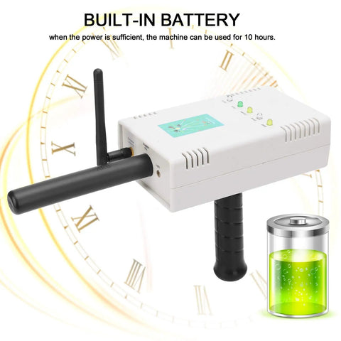 Portable Underground Metal Detector For Treasure Hunters Long Range 0 To 1200 Meters Handheld with built-in battery illustration