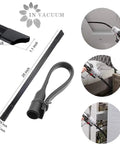 15 Piece Universal Vacuum Attachments And Brushes Kit For Shop Vac Accessories with crevice tool and flexible hose adapter.