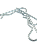 20 Piece Zinc Plated Cotter Pins Set M3.5 X 75mm for Trailer Hitch Clips R Clips by PHITUODA, close-up view
