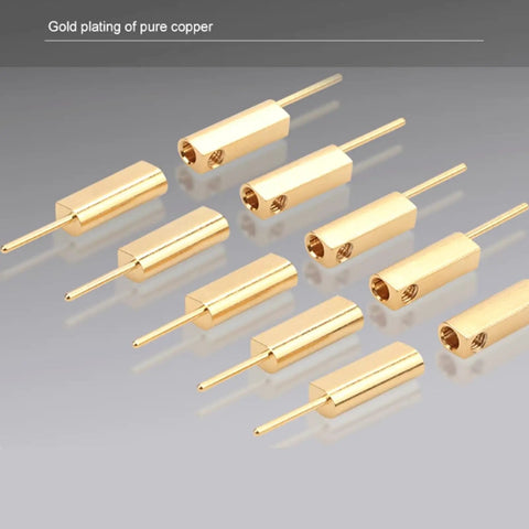 Gold-plated contacts for Two Pack M12 Four Pin A Code Female Circular Connector IP67 Sensor Plug