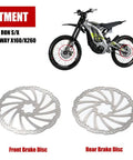 54mm Rear Brake Rotor Disc Upgrade For Dirt Bikes And Electric Off Road Rides Fits Segway Light Bee SurRon X S Series with discs