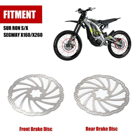 54mm Rear Brake Rotor Disc Upgrade For Dirt Bikes And Electric Off Road Rides Fits Segway Light Bee SurRon X S Series with discs