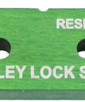 Front view of HA2 AB Residential Hinge Repair Kit, featuring USA made model HA2 tool in green for hinge adjustments.