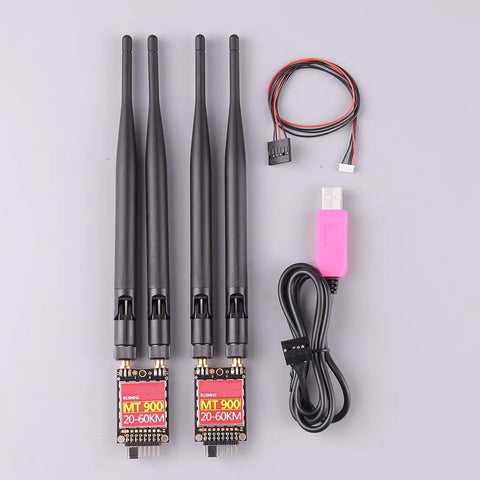 Long Range 40km Digital Telemetry Module For PX Pixhawk And 3DR Ground Station BVLOS Ready Link with antennas and cables