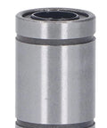 Close-up of a single bearing from the Ten Piece Set Of Alloy Steel Linear Motion Bearings And Bushings For Low Friction High Precision Smooth Operation In CNC Machines And 3D Printers Workhorse Quality For Industrial Use.