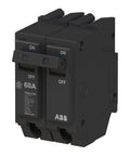 60 Amp Double Pole Circuit Breaker For 120/240V Panels With 10 kAIC Interrupt Rating - Thermal Magnetic Plug-On Load Center Breaker For Residential And Commercial Safety Beefy Protection, ABB 60A