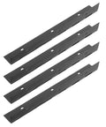 Beefy 6 Inch Black Stainless Steel Piano Hinges 4 Pack Continuous Cabinet Door Hinges for DIY woodworking projects
