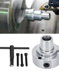 Ycauty 5 In Precision Lathe Collet Chuck With 0.0006 TIR Runout Accuracy, used in machining with included tooling kit.
