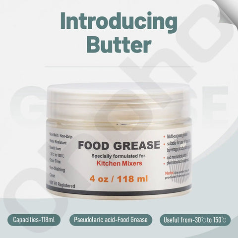 4 Oz Food Grade Grease For Stand Mixers Universal Fit Keeps Your Mixer Running Smooth And Extends Lifespan With Included Gasket