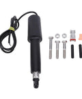 Dead Nuts Compatible Four And One Quarter Inch Electric Stroke Actuator with hardware pieces and wiring harness.