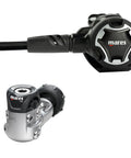 Dual 15X Scuba Regulator Set With First And Second Stage Regulators And Yoke Connector for easy, reliable deep sea dives