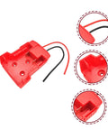 Dope 18V Battery Conversion Kit With Secure Wire Adapter, heavy duty 14 AWG wire, and quick connect power tap, red design