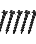 Air Box Bolt Screws 5 Pack Replaces 6509605AA And 11549031 shown in black steel for Chrysler Jeep Dodge Ram GM air box fastening.