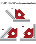 Check Out This Awesome 5 Inch Welding Magnet With 75 Lb Holds Strongly For Steel Work Fixtures And Angle Supports At 90 Degrees in various angles.