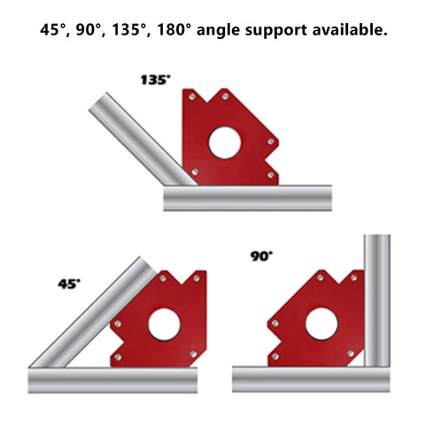 Check Out This Awesome 5 Inch Welding Magnet With 75 Lb Holds Strongly For Steel Work Fixtures And Angle Supports At 90 Degrees in various angles.