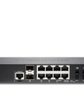TZ570W Next Gen Firewall With Three Year Advanced Protection Suite And Poe Multi Gigabit Throughput rear view with antennas and ports.