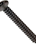 Tough As Nails Alloy Steel Sheet Metal Screws With Black Oxide Finish And Button Head Featuring Inline Hex Drive For Thin Gauge Metals And Resin Plywood Pack Of Twenty Five Made In USA Works Like A Charm close-up