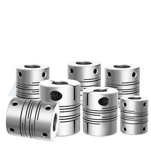 Top Notch Parallel Line Coupling LT D19L 25 Motor Flexible Shaft Adapter Made From Solid Aluminum Alloy for encoders and 3D printers.
