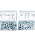 Awesome 260-Piece Hydraulic Grease Fitting Kit With Galvanized Iron Nozzles And Straight Angled Connectors Perfect Automotive Assortment In Sturdy Case For High Pressure Tough Jobs, assorted fittings in organizer