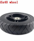 6 Inch Solid Tire Set For Electric Skateboard Longboard Airless Wheel 145x40 With Plastic Hub And Pulley