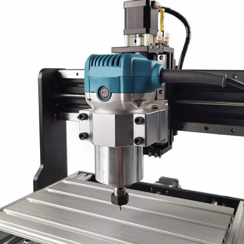 65mm CNC Spindle Clamp Bracket Aluminum Alloy Mount for CNC Engraving Machines and Routers With Four Screws on machine