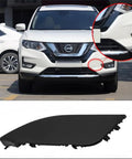 Front Bumper Tow Hook Cover For Nissan X-Trail T32 Rogue 2017 2018 2019 2020 Unpainted Replacement Tow Hook Eye Cap